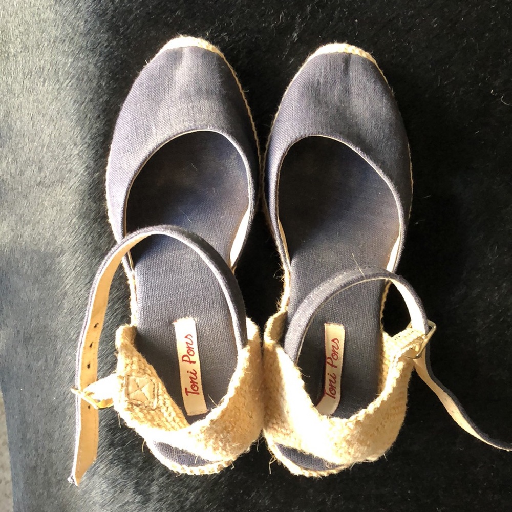 Toni Pons Blue Weave Espadrilles - Picture 9 of 11